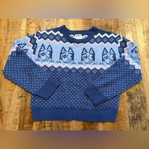 Bluey Crewneck Pullover Sweater Size Large 10/12